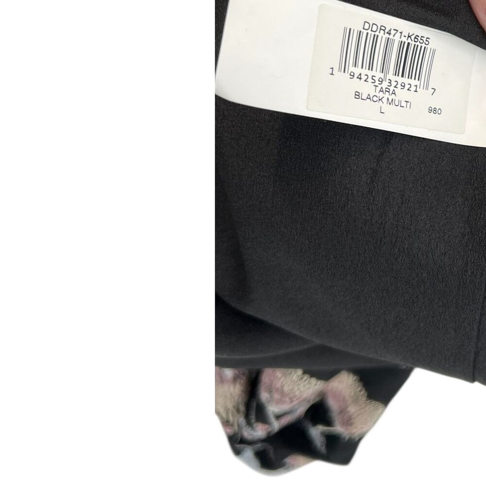 Dress the Population Tara Floral‎ Embroidered Black Multi Dress Size Large - Picture 12 of 12
